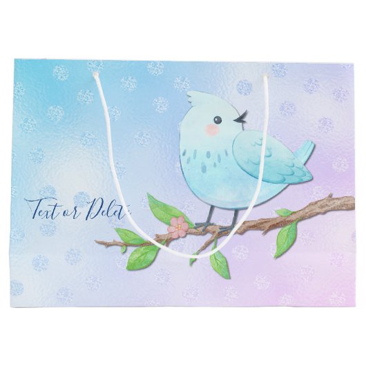 ブルーバード抱き枕 ラージペーパーバッグ (裏面)