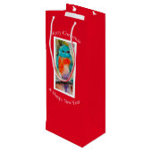 ブルーバード抱き枕 ワインギフトバッグ (裏面アングル)