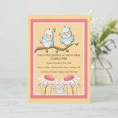 ブルーバード新生児 案内状 (スタンド正面)