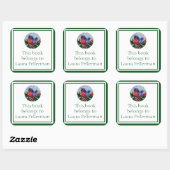 ブルーバード蔵書票 スクエアシール (シート)