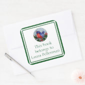 ブルーバード蔵書票 スクエアシール (封筒)