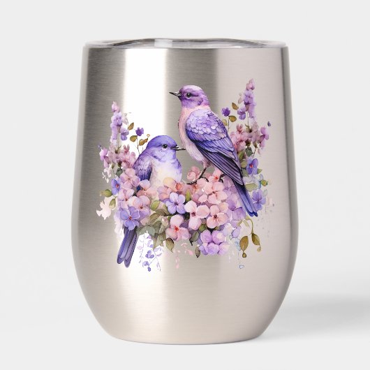 ブルーバード薄紫花 (背面)