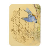 ブルーバード詩 マグネット (縦)