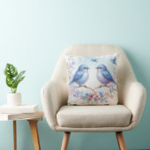 ブルーバード調和オンアザフローラ クッション (椅子)