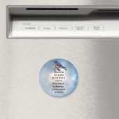 ブルーバード「とても愛された」詩 マグネット (インサイチュ (食洗機))