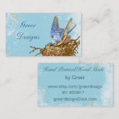 ブルーバード·イン·ネスト·ビジネス 名刺 (正面/裏面)