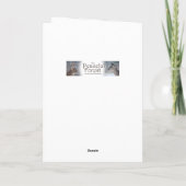 ブルーバード・オブ・ハッピーバースデー カード (裏面)