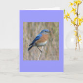 "ブルーバード" カード (黄色い花)