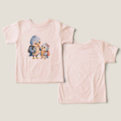 ブルーバード キッズTシャツ (デザイン正面&裏面)