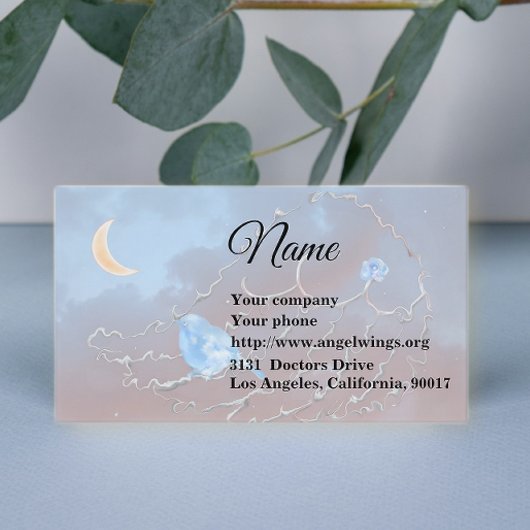 ブルーバード&ザ・ムーンビジネスカード 名刺