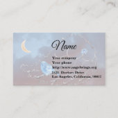 ブルーバード&ザ・ムーンビジネスカード 名刺 (正面)