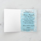 ブルーバード&ネスト誕生日招待状 招待状 (内部)