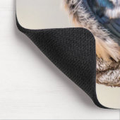 ブルーバード、バーンスワロー、カナダ写真 マウスパッド (コーナー)