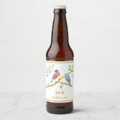 ブルーバード ビールラベル (正面)