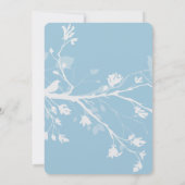 ブルーバード ブランチ ブライダルシャワー 招待状 (裏面)