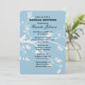 ブルーバード ブランチ ブライダルシャワー 招待状 (スタンド正面)