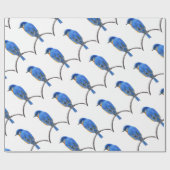 ブルーバード ラッピングペーパー (フラット)