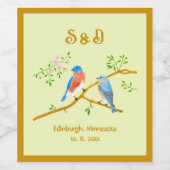 ブルーバード ワインラベル (シングルラベル)