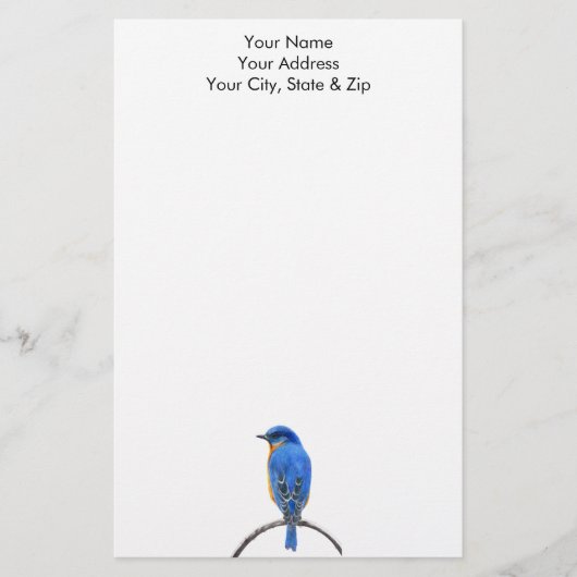ブルーバード 便箋 (正面)