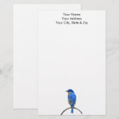 ブルーバード 便箋 (正面/裏面)