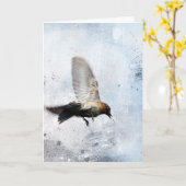 ブルーバード 母の日 カード (黄色い花)