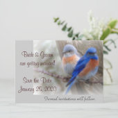 ブルーバード 結婚のお知らせ 招待状 (スタンド正面)