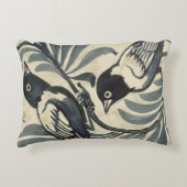 ブルーバード(w/c紙で) アクセントクッション (正面)