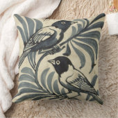 ブルーバード(w/c紙で) クッション (ブランケット)