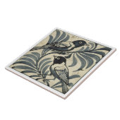 ブルーバード(w/c紙で) タイル (側面)