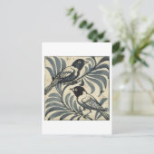 ブルーバード(w/c紙で) ポストカード (スタンド正面)