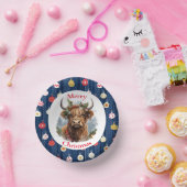 ブルーバーブルズクリスマスハイランダーカウズ ペーパーボウル (パーティー)