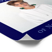 ブルーバー(ユダヤ教の)バル・ミツバーフォトスターオブデイビッドパーティー ポスター (角)