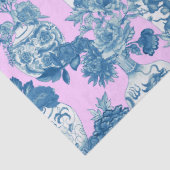 ブルーバ中国のーゼとフローラブーケ水彩 薄葉紙 (詳細)