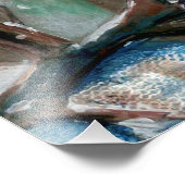 ブルーバ絵画ードウィンターアート フォトプリント            (角)