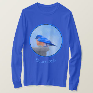 ブルーバ絵画ード·アート Tシャツ
