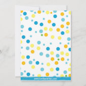 ブルーバ航海のブルベビーシャワー招待状 招待状 (裏面)