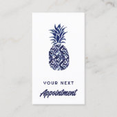 ブルーパイナップルアポイントメントカード 名刺 (正面)
