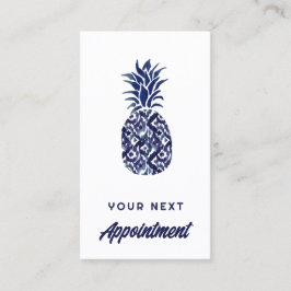 ブルーパイナップルアポイントメントカード 名刺
