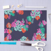 ブルーパイナップルティッシュペーパー 薄葉紙 (クラフト)