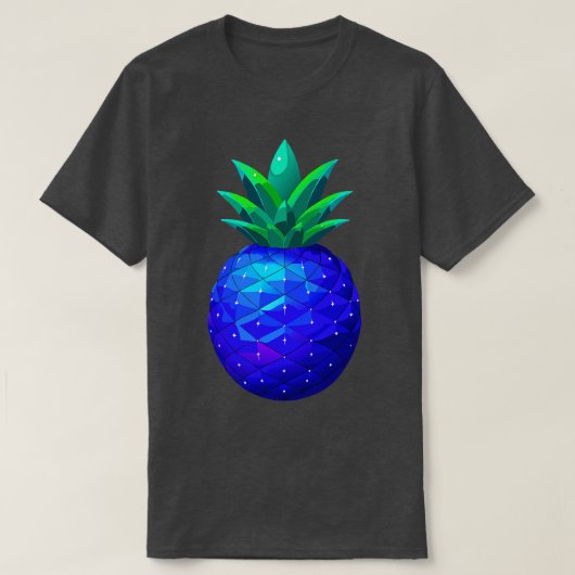ブルーパイナップルTシャツ1 Tシャツ (デザイン正面)