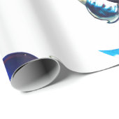 ブルーパイレーツスカル ラッピングペーパー (ロールコーナー)