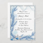 ブルーパインウィンタークリスマスリハーサルディナー 招待状 (正面/裏面)