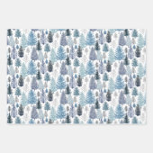 ブルーパインラッピング紙フラットシートセット3 ラッピングペーパーシート (正面2)