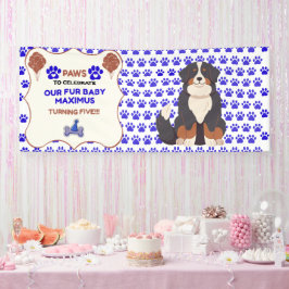 ブルーパウズ 6フィート ビニール 誕生日 採用 男の子 ペット 横断幕