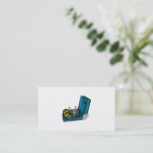 ブルーパカウェイ8rヴィンテージキャンプストーブ 名刺 (スタンド正面)