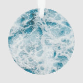 ブルーパシフィック海ウェーブ オーナメント (裏面)