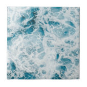 ブルーパシフィック海ウェーブ タイル (正面)