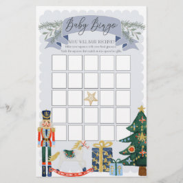 ブルーパステルナツクラッカーベビービンゴシャワーゲーム