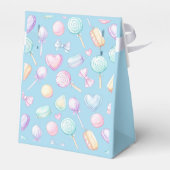 "ブルーパステルバルーン&ハートのギフトボックス" フェイバーボックス (裏面サイド)