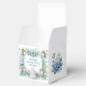 ブルーパステルフローラフェアリーファースト誕生日- フェイバーボックス (オープン)